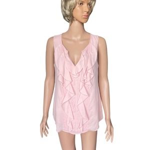 White House Black Market Blouse Sleveless Women Sz S slightly used